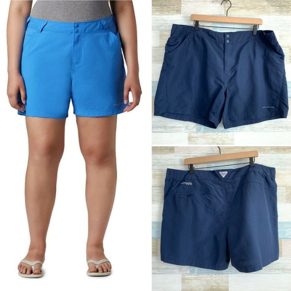 Columbia PFG Coral Point II Shorts Blue